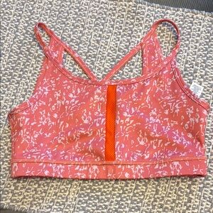 Pink Performance Sports Bra - Girls medium- Nike